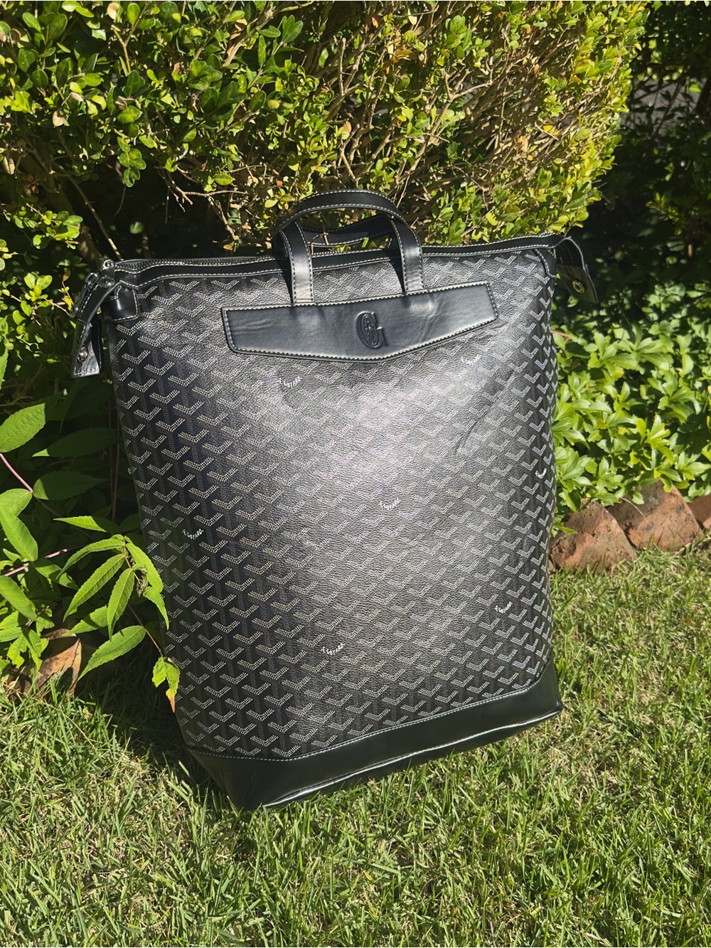 Black Goyard Cisalpin Backpack